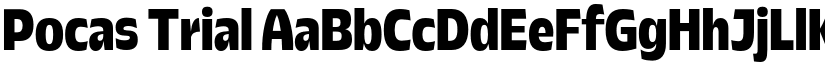 Pocas Trial font