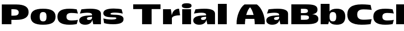 Pocas Trial font