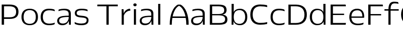 Pocas Trial font