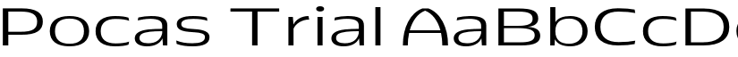 Pocas Trial font