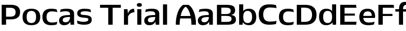 Pocas Trial font