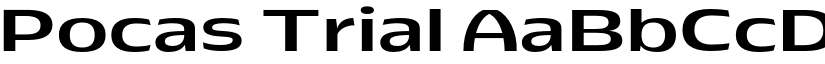 Pocas Trial font