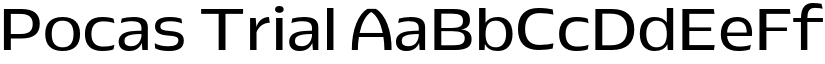 Pocas Trial font