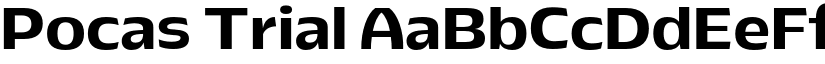 Pocas Trial font