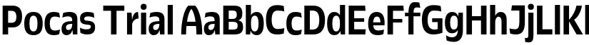 Pocas Trial font