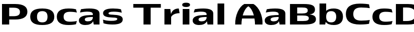 Pocas Trial font