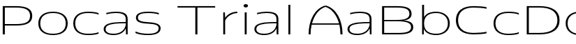 Pocas Trial font