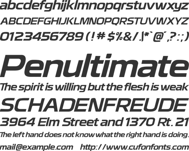 Airlash Raiders font preview