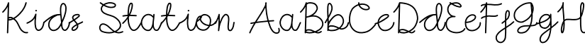 Kids Station font