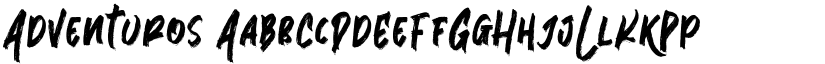 Adventuros font download
