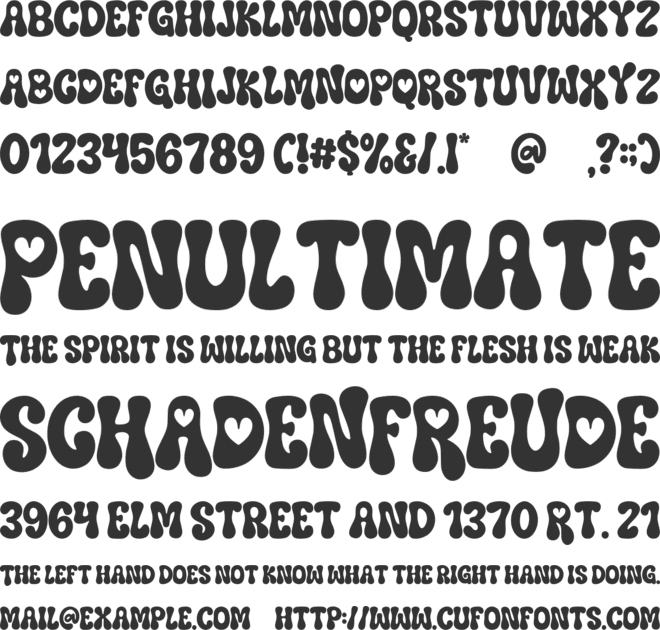 Morning Perfect font preview