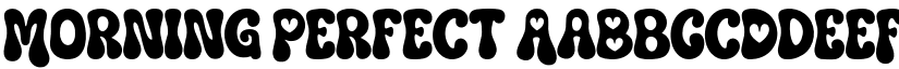 Morning Perfect font