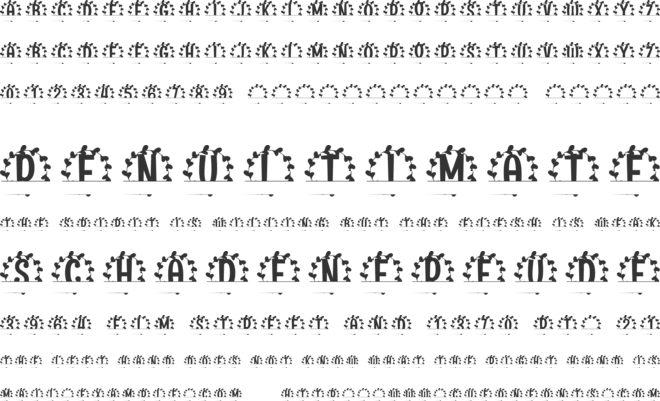 Fleuric Split Monogram font preview