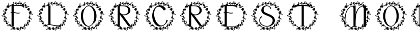 Florcrest Monogram font