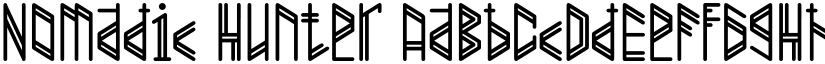 Nomadic Hunter font download