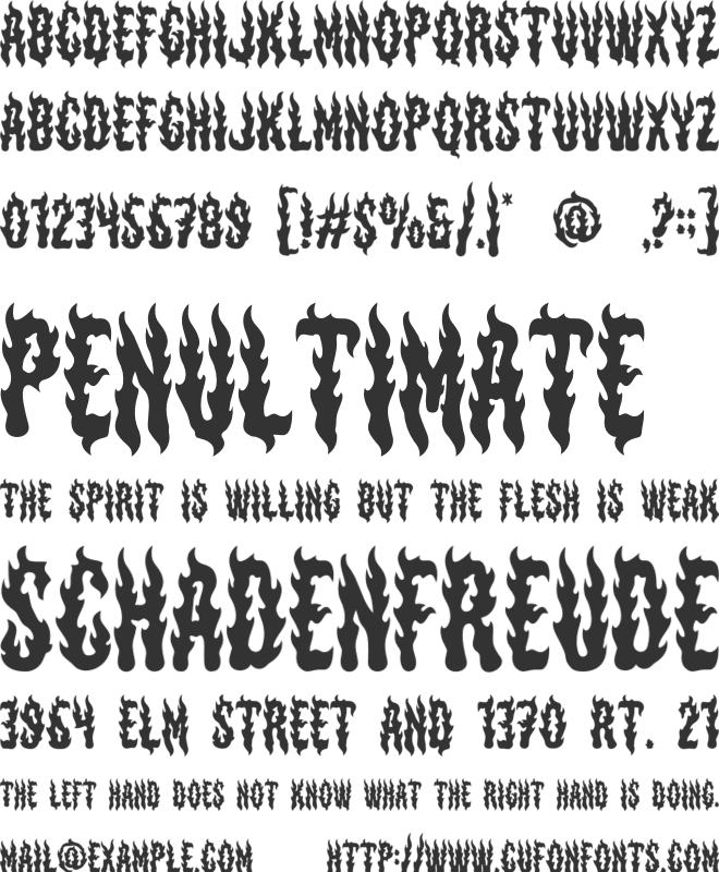 Moltrix font preview