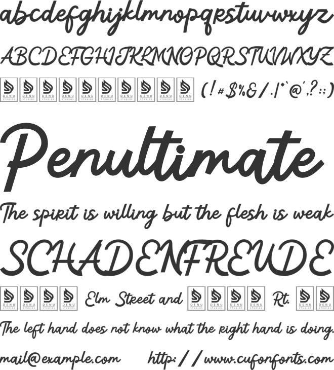 Traffic Rolland font preview