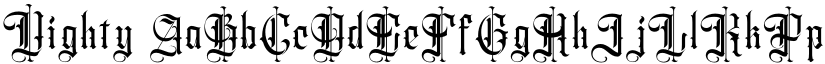Vighty font