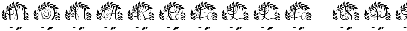 Monarcelle Split Monogram font