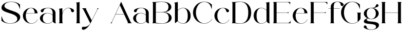 Searly font