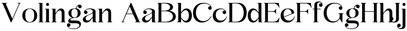Volingan font