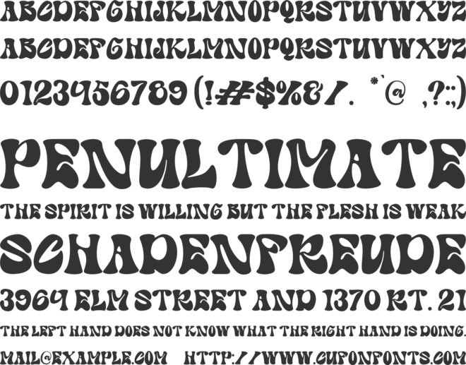 Kazzan Type font preview