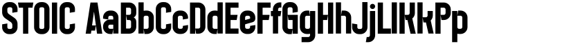 STOIC font