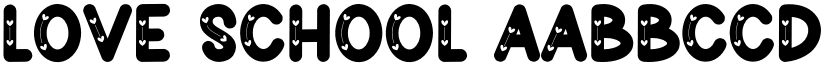 Love School font