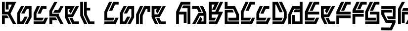 Rocket Core font
