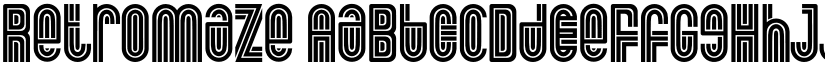 Retromaze font download