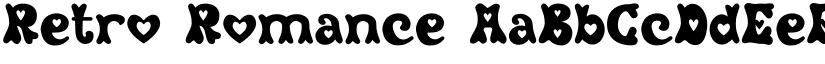 Retro Romance font