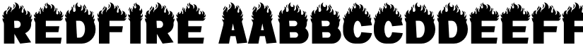 Redfire font