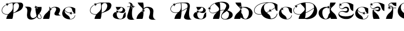 Pure Path font