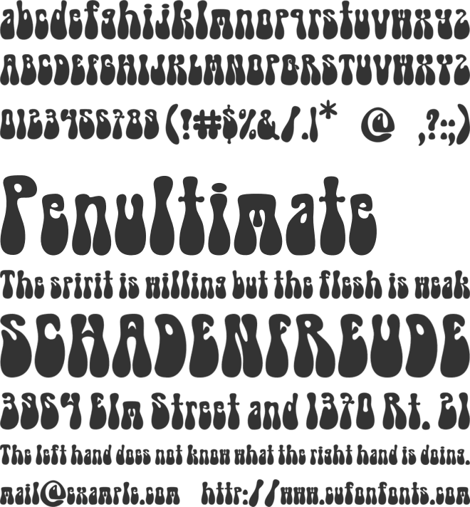 Popdash font preview