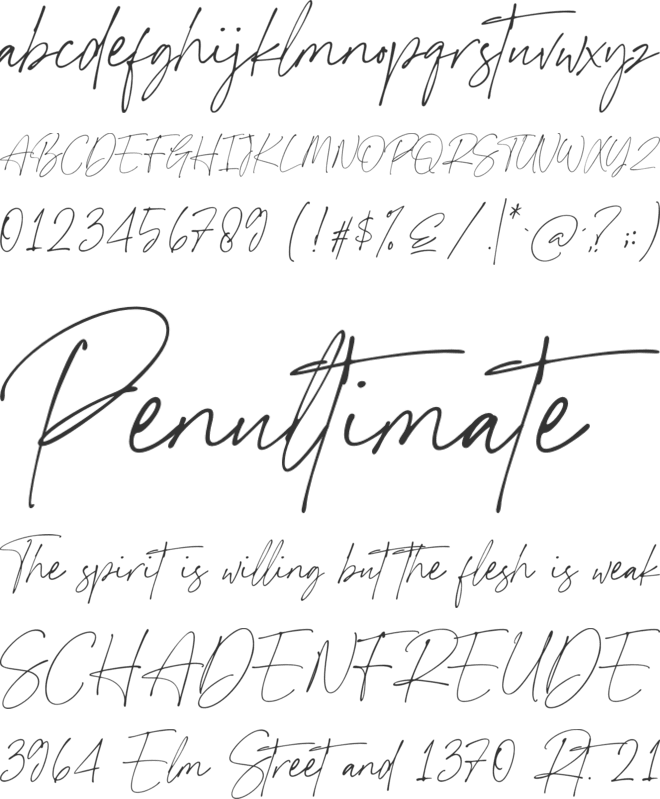 Photoshape font preview