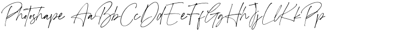 Photoshape font
