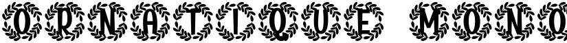 Ornatique Monogram font