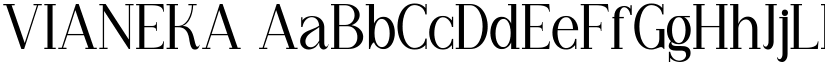 VIANEKA font