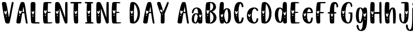 VALENTINE DAY font