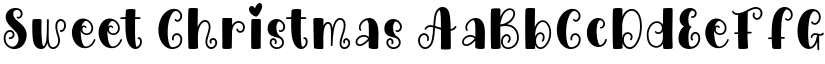 Sweet Christmas font download