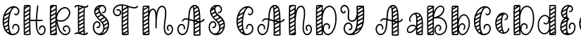 CHRISTMAS CANDY font