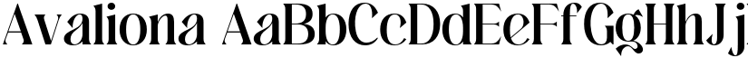 Avaliona font