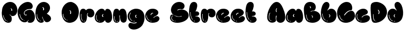 PGR Orange Street font