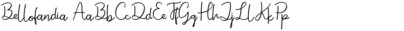 Bellofandia font download