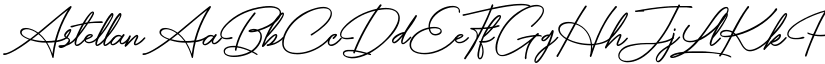 Astellan font