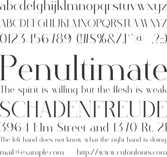 Qiswah font preview