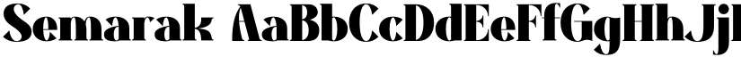 Semarak font