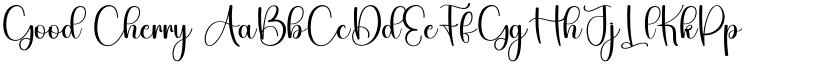 Good Cherry font