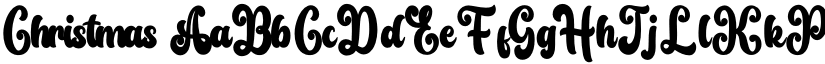 Christmas font