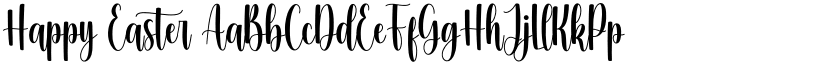 Happy Easter font